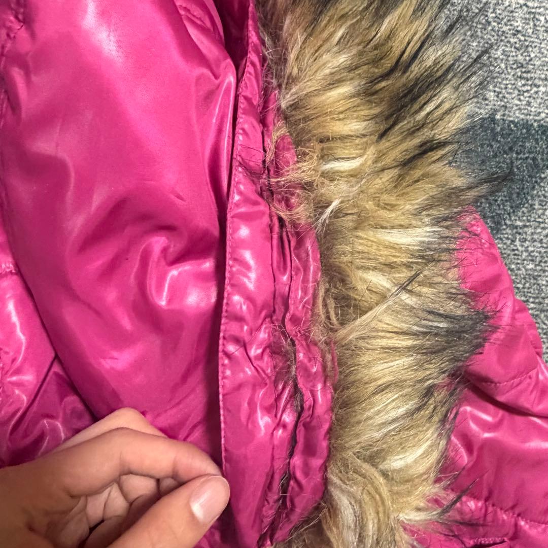 swag 短丈 ファーダウン ピンク Y2K コンバース 希少カラー M 肉厚