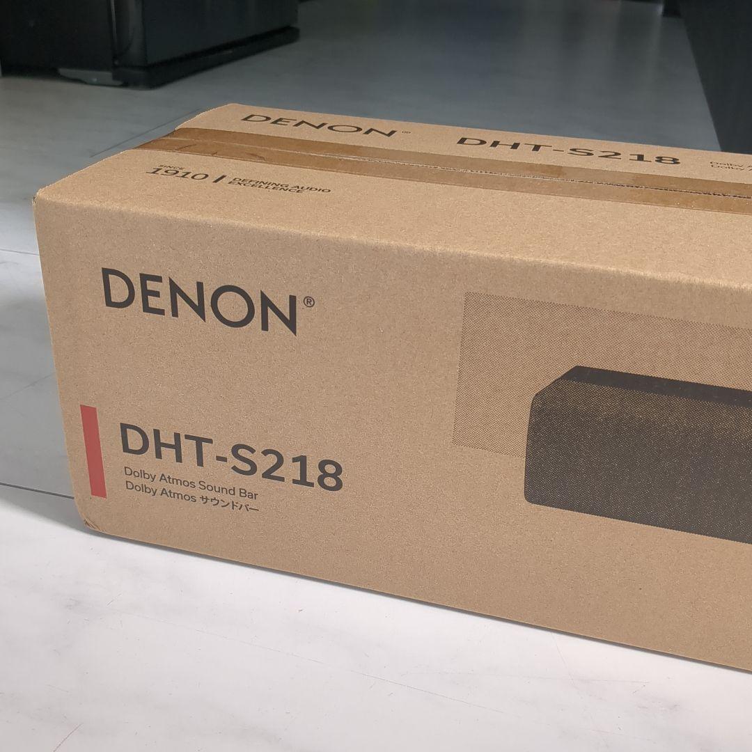DENON DHT-S218 サウンドバー ブラック　2025年製