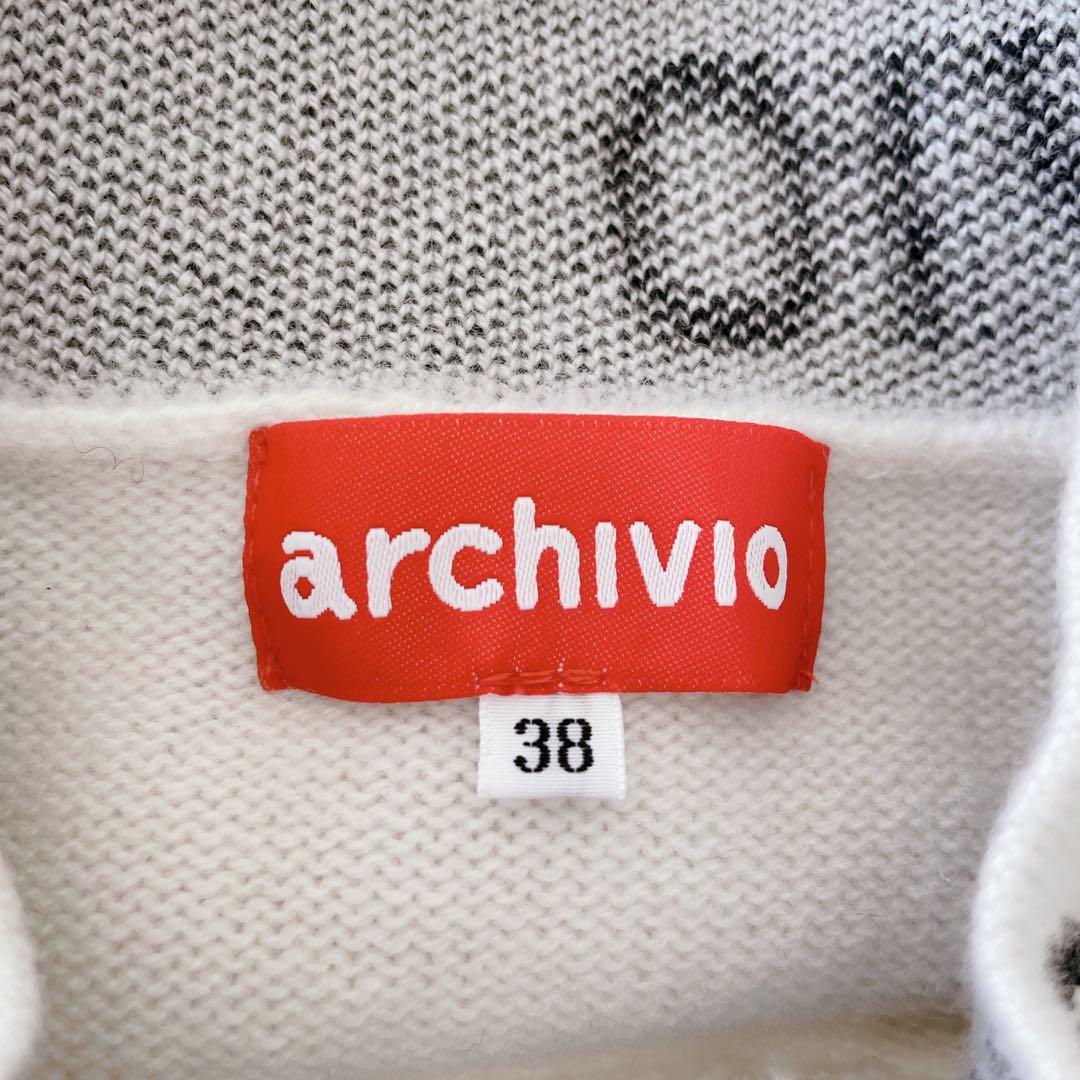 新品２４FW archivio カシミヤ100％ハイネックセーター 38号