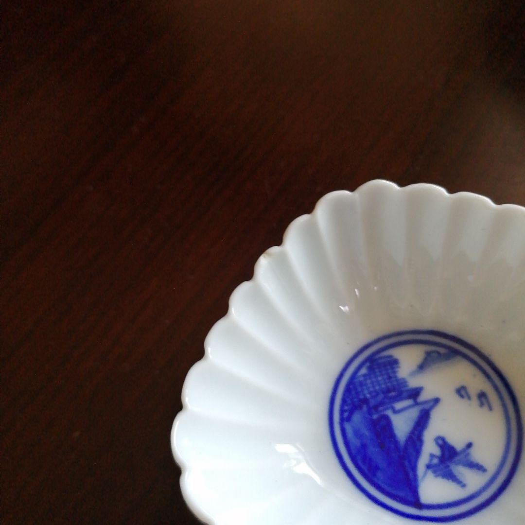 京焼　平安　菱形白磁手塩皿　19枚　8cm　明治～昭和初期