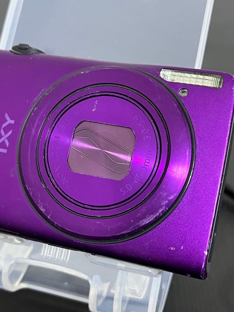 Canon IXY 600F パープル コンパクトデジタルカメラ 動作確認済み