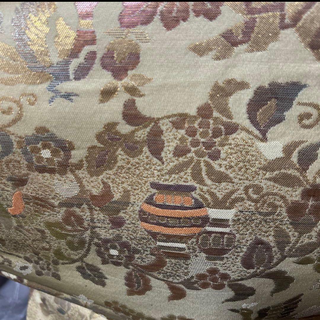 ち*ー様 未使用近い　美品　袷　正絹　大島紬系　白山紬系　紋付　訪問着　フルセッ