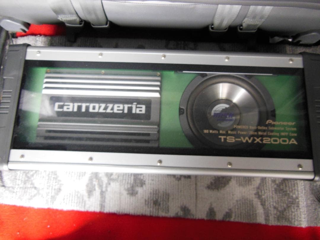 【動作未確認】carrozzeria TS-WX200A パワードサブウーファー