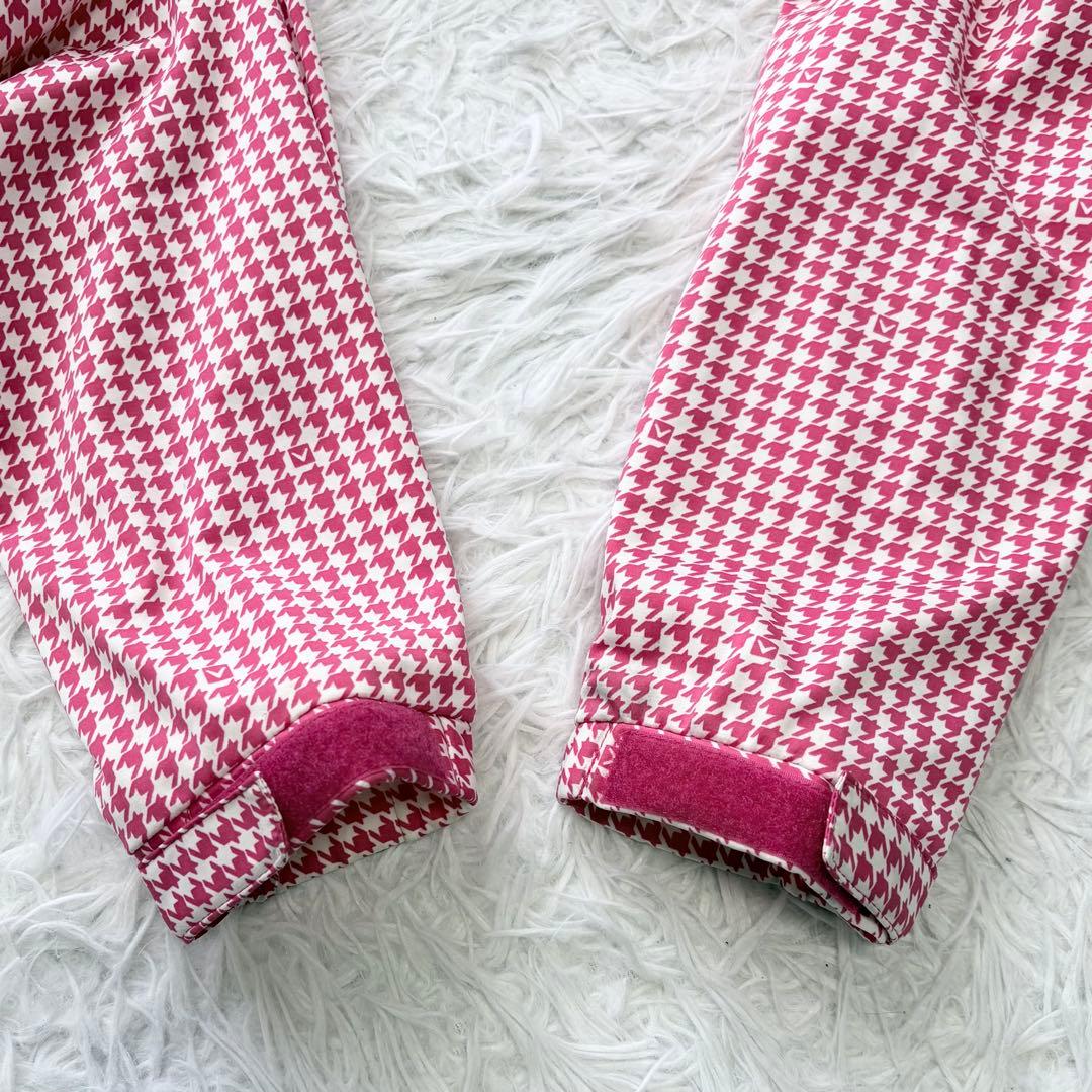 美品✨Callaway キャロウェイ 3WAYレインワンピース 千鳥格子柄 M