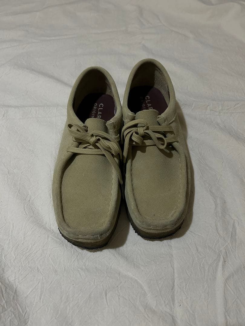 Clarks ワラビー ベージュ