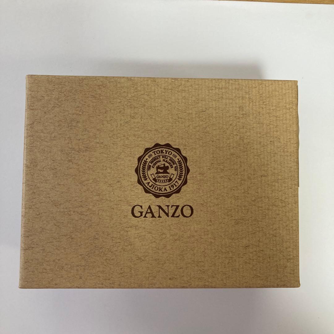 GANZO ダークブラウンレザー キーホルダー