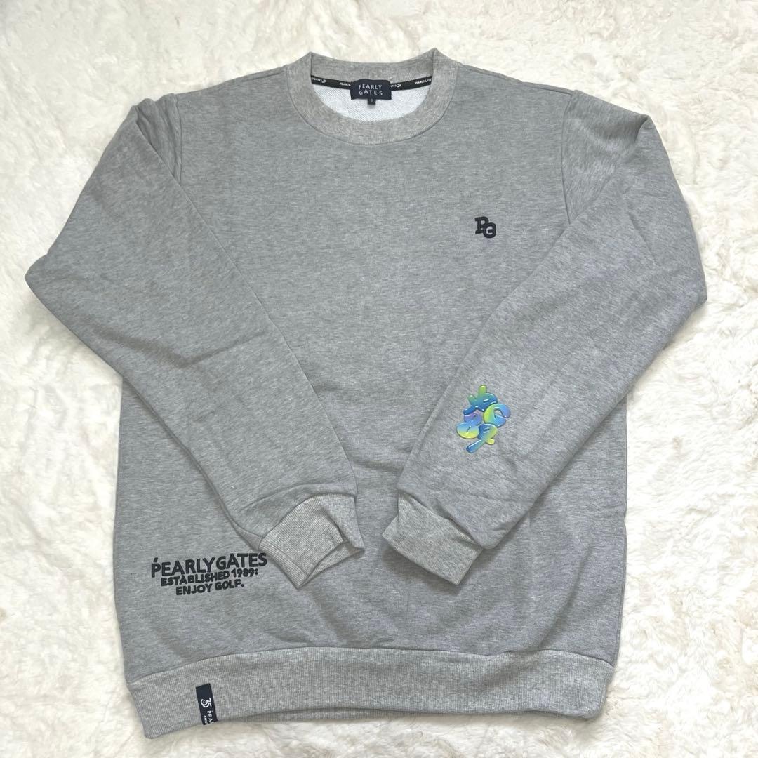 PEARLYGATES35周年トレーナーサイズ6グレー