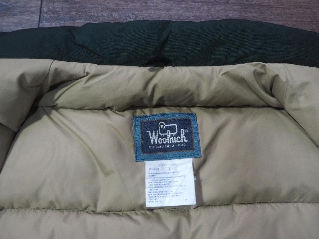 nao様　80s ビンテージ Woolrich ダウンベスト L