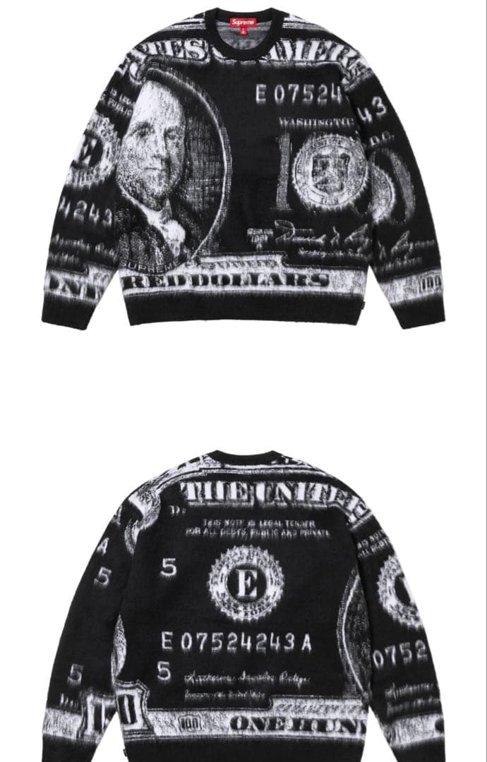 トップス supreme Money Sweater