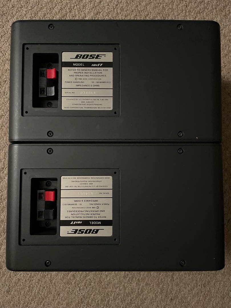 【良品】BOSE 101IT イタリアーノ　シリアル連番スピーカー