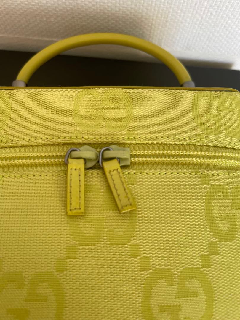 GUCCI GGキャンバス バニティバッグ ハンドバッグ ブラック　未使用