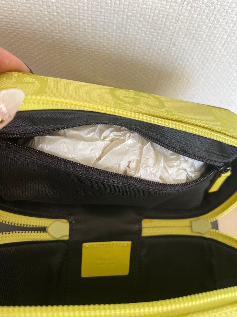 GUCCI GGキャンバス バニティバッグ ハンドバッグ ブラック　未使用