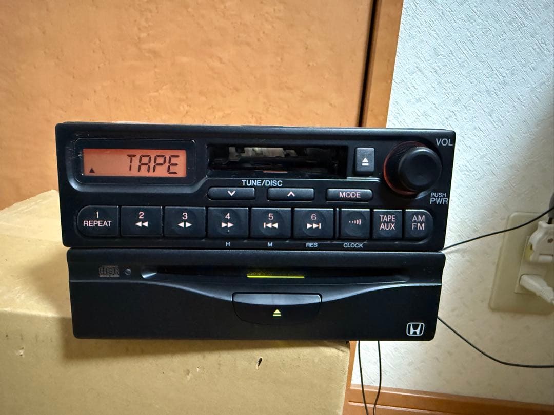 ホンダ　シビックタイプR EK9 カセット　CDプレーヤー　激レア　動作確認済