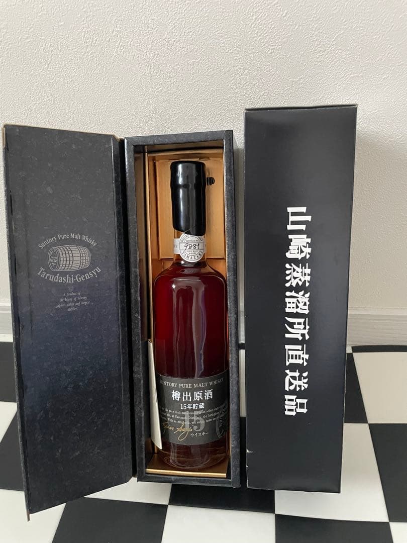 即日発送　未開栓　サントリーピュアモルトウイスキー 樽出原酒　15年貯蔵