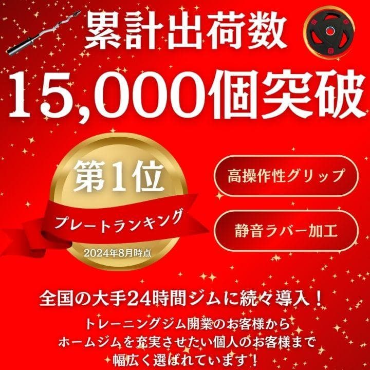 ★新品・送料無料★バーベルプレート計80kgセット(20kg×4枚) ラバー