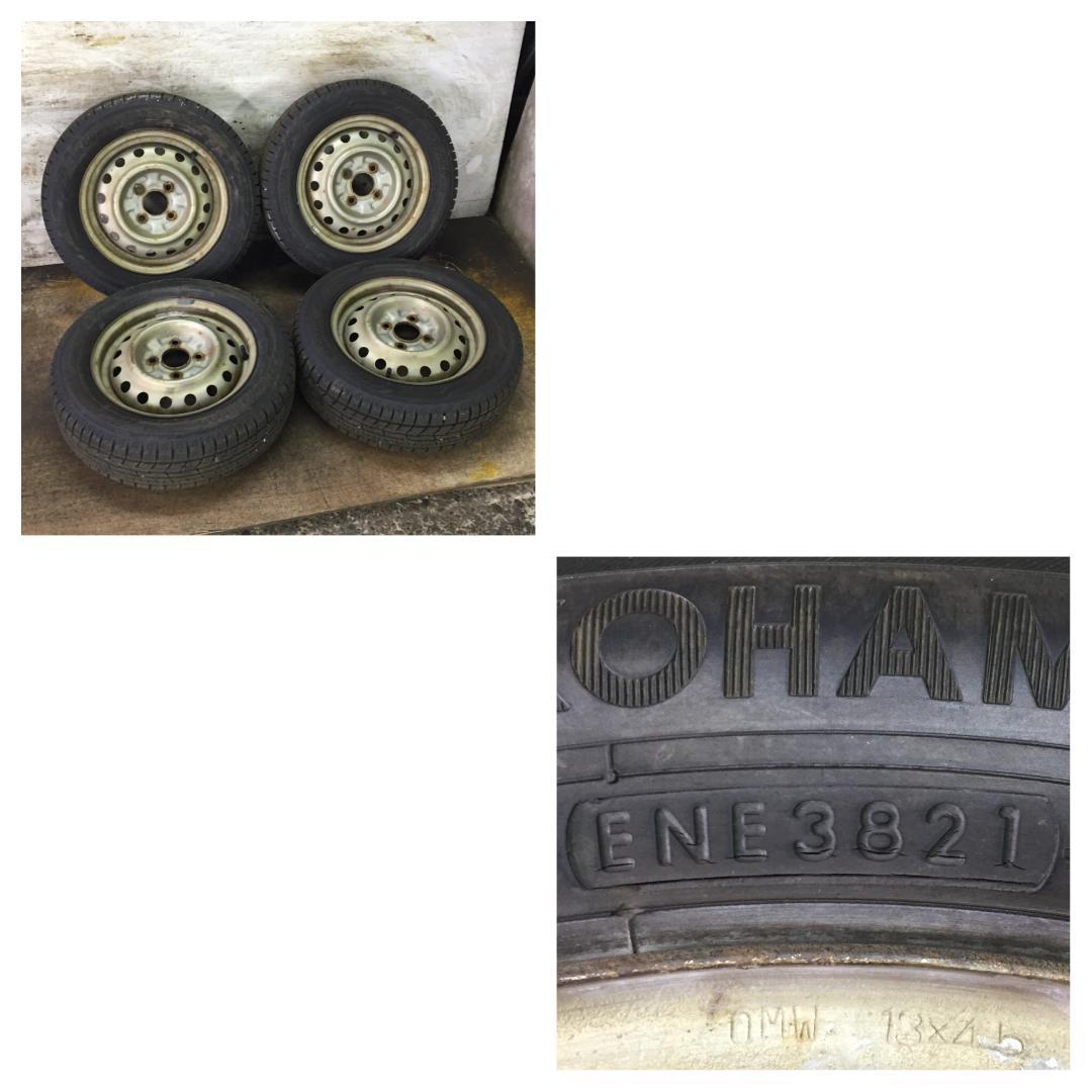 専用146 YOKOHAMA iG60 155/65R13 イボ付 スタッドレス