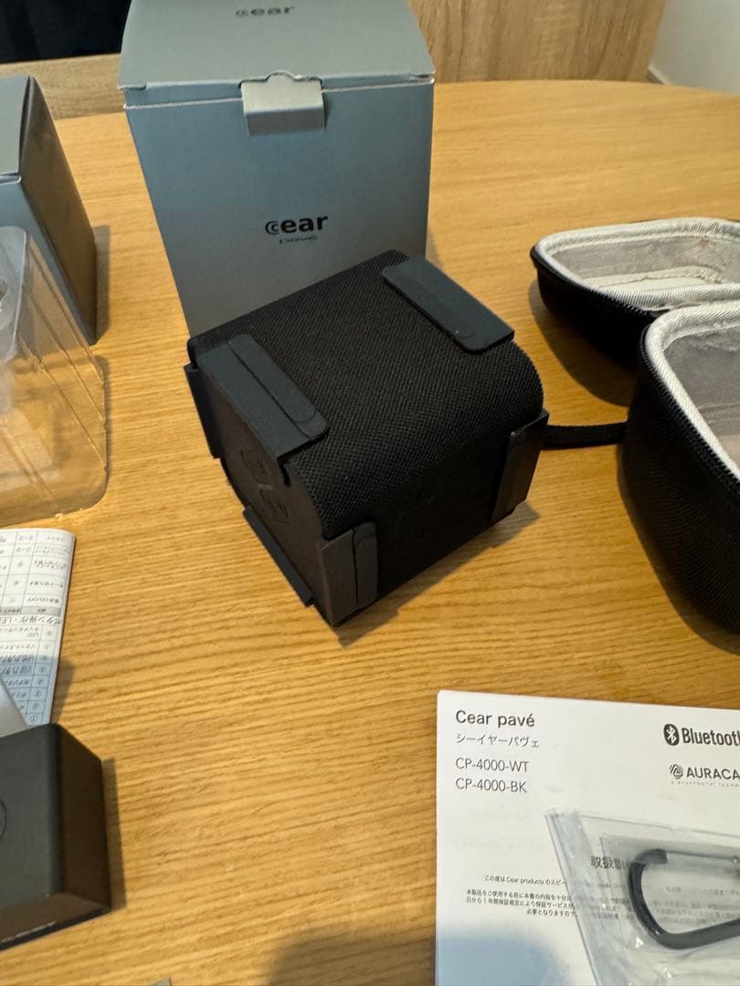 【即購入歓迎】cear pavé シーイヤーパヴェ黒×2、シーイヤーコア黒×1