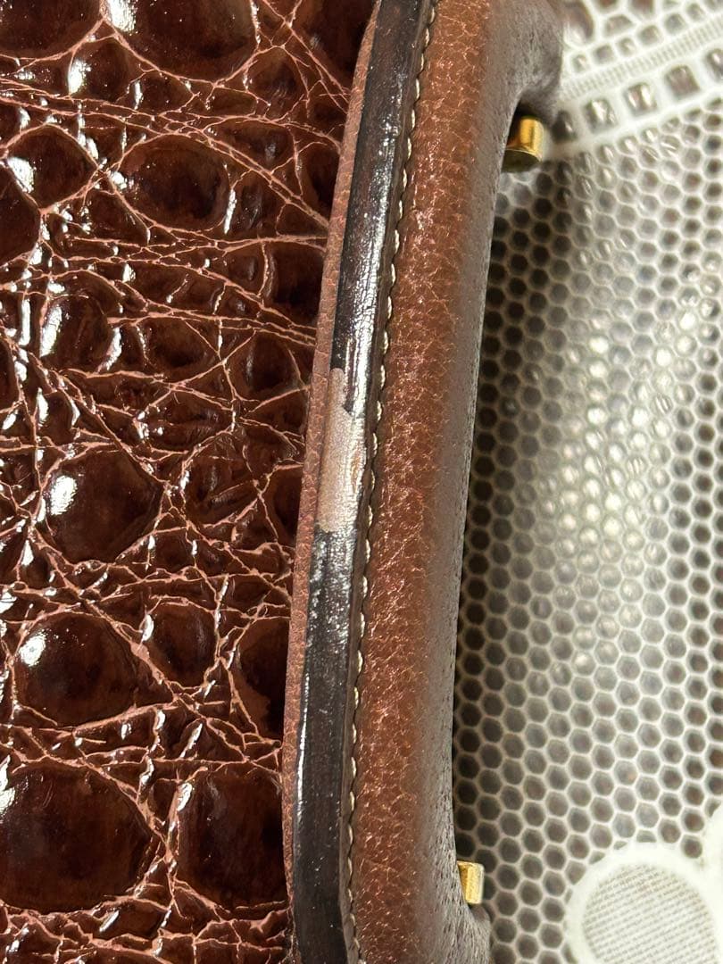 訳アリ！　GIANFRANCO FERRE ブラウン メンズバッグ