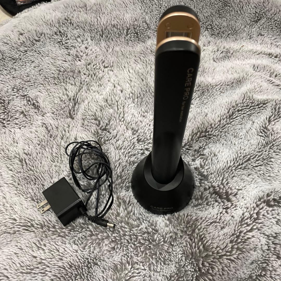 CARE PRO ヘアアイロン ブラック 充電スタンド付き