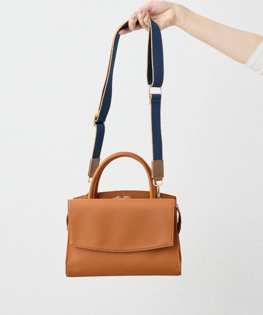 【ear PAPILLONNER】きれいめ撥水トートバッグS　オレンジ