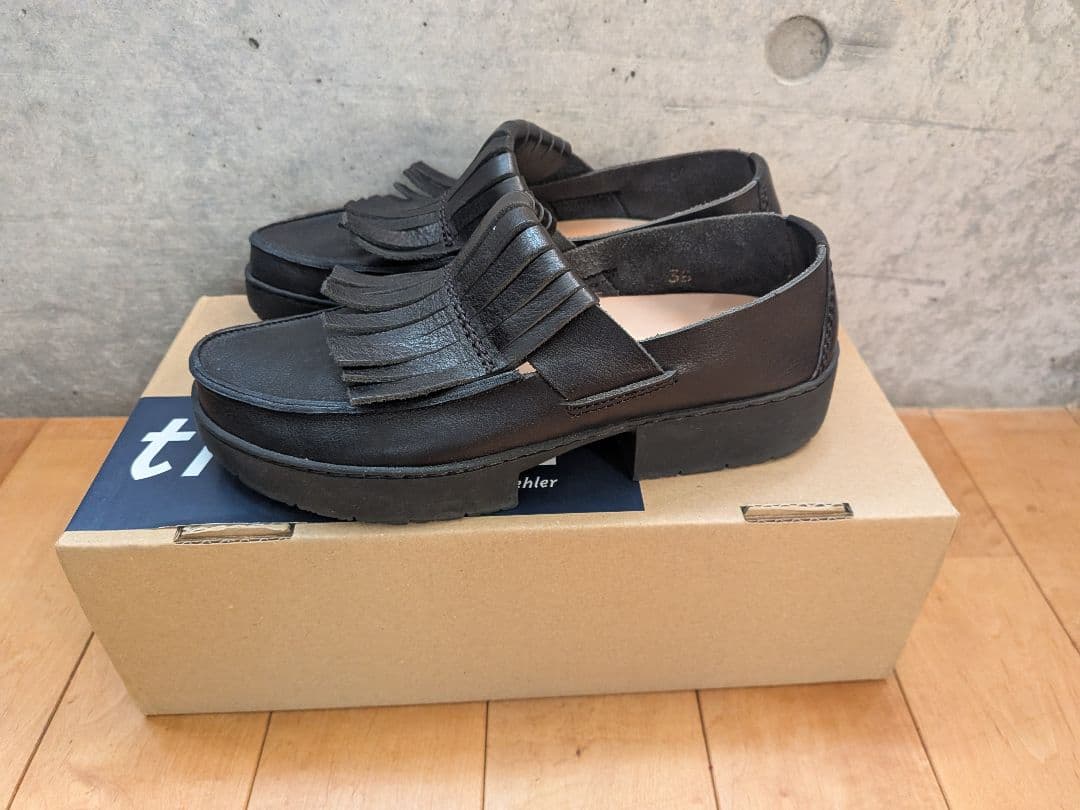 トリッペンtrippen tiger フリンジ ローファー 35