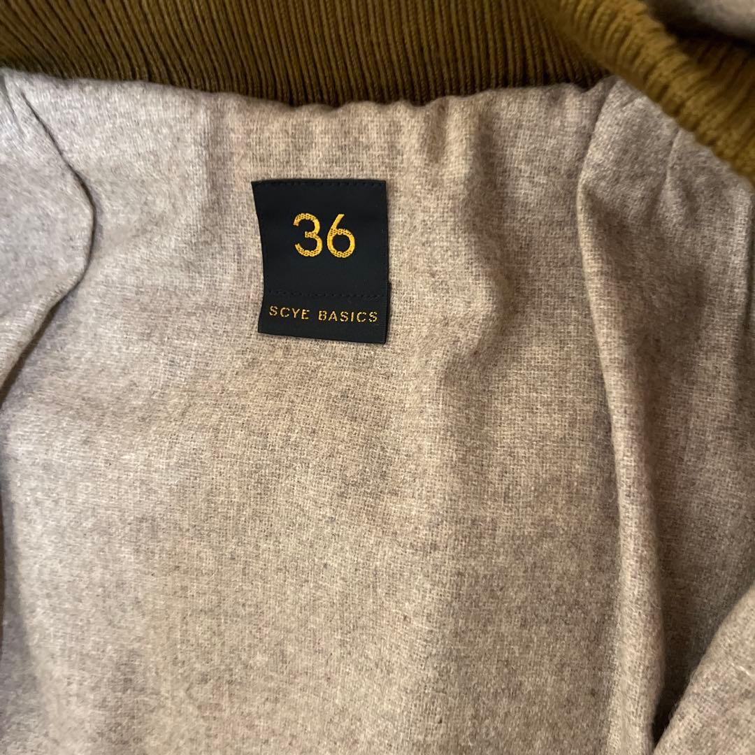 値下げ　未使用　SCYE サイ　ダッフルコート サイズ36 キャメル