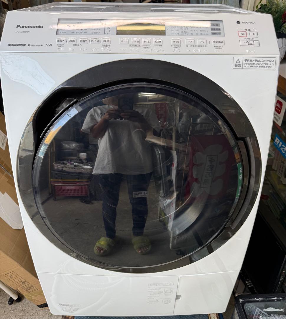 名古屋市内無料配送★訳あり パナ ドラム式洗濯機 NA-SVX80BR 11kg