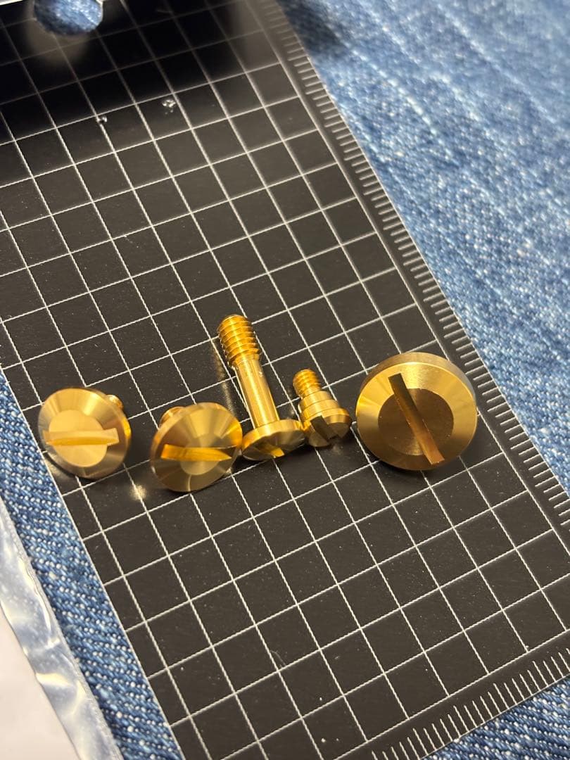 (新品)カーディナル3 ゴールドステンスクリュー5点セット#1