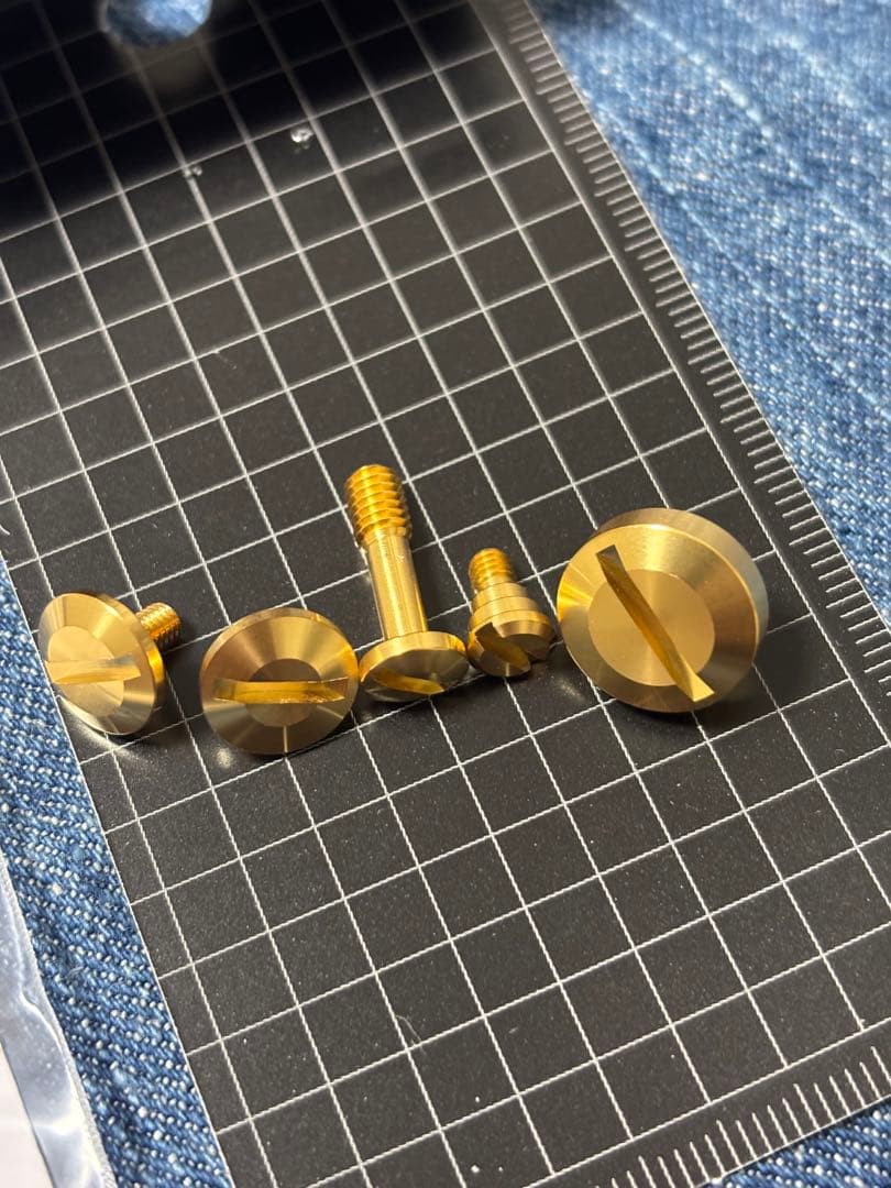 (新品)カーディナル3 ゴールドステンスクリュー5点セット#1