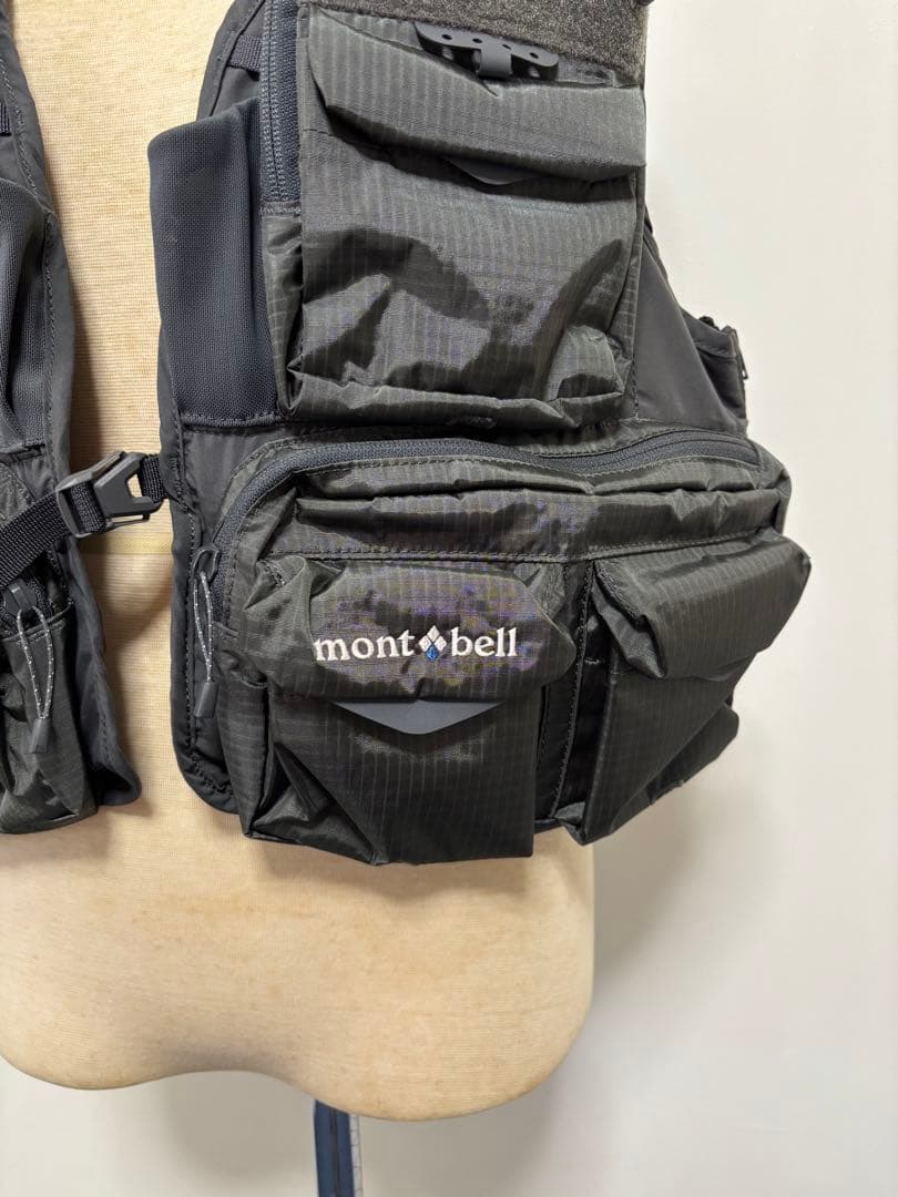 mont-bell フィッシングベスト ブラック
