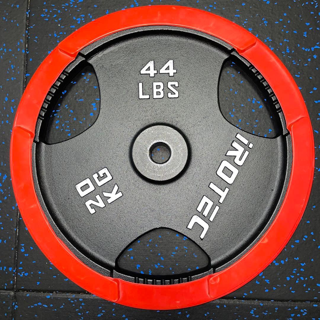 ラバープレート20KG【1枚】【穴径29mm】 /IROTEC（アイロテック）①