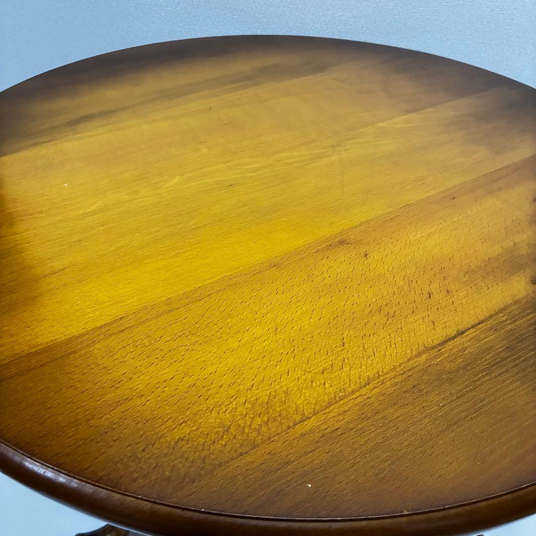 アンティーク　ラウンドテーブル　サイドテーブル　ダイニングテーブル