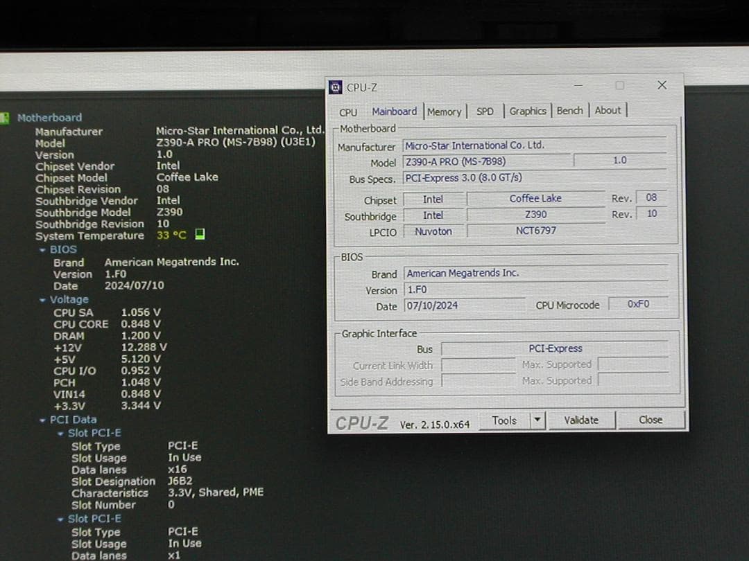 MSI　Z390-A PRO　LGA1151