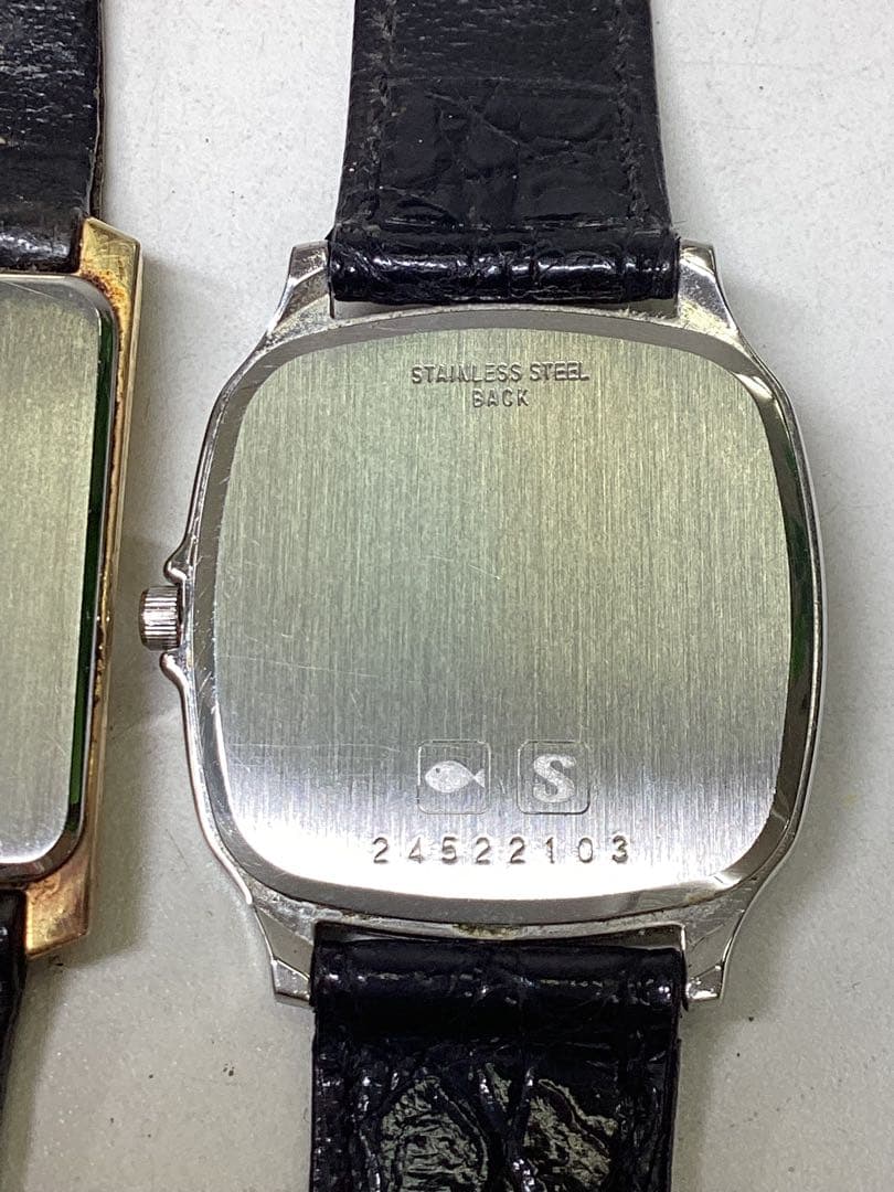 G*i様 ジャンク　LONGINES、SEIKO クォーツ 時計 金色 スクエア