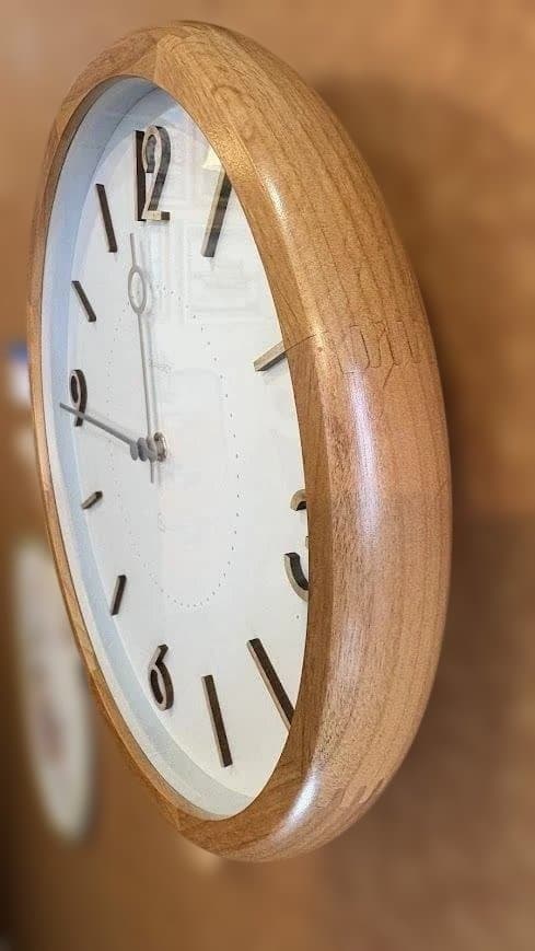 振り子時計　北欧　ナチュラル　木　ニュアンスカラー★振子＆２針モデル　掛時計