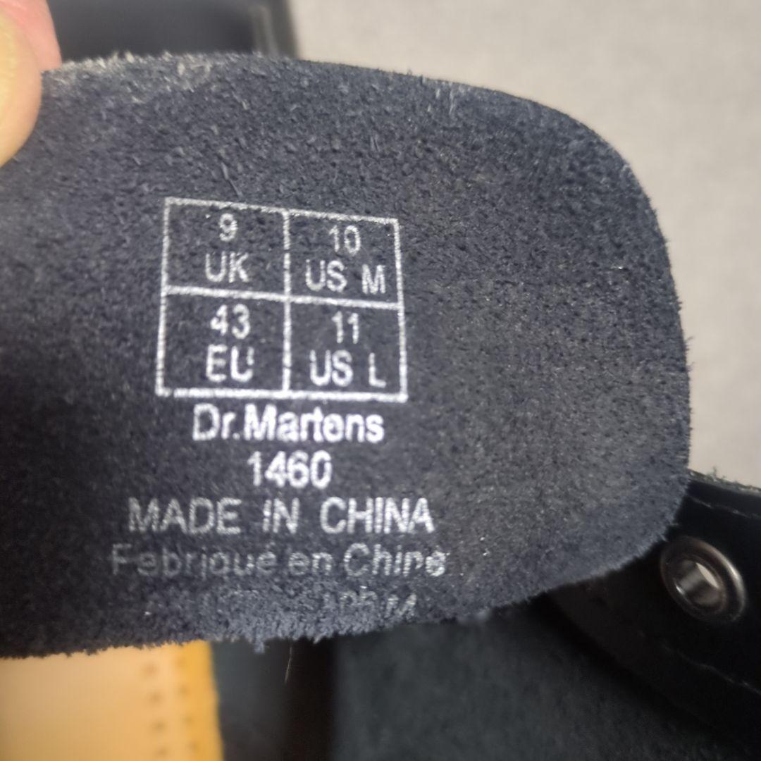 ドクターマーチン ブラックレザーブーツ 8穴