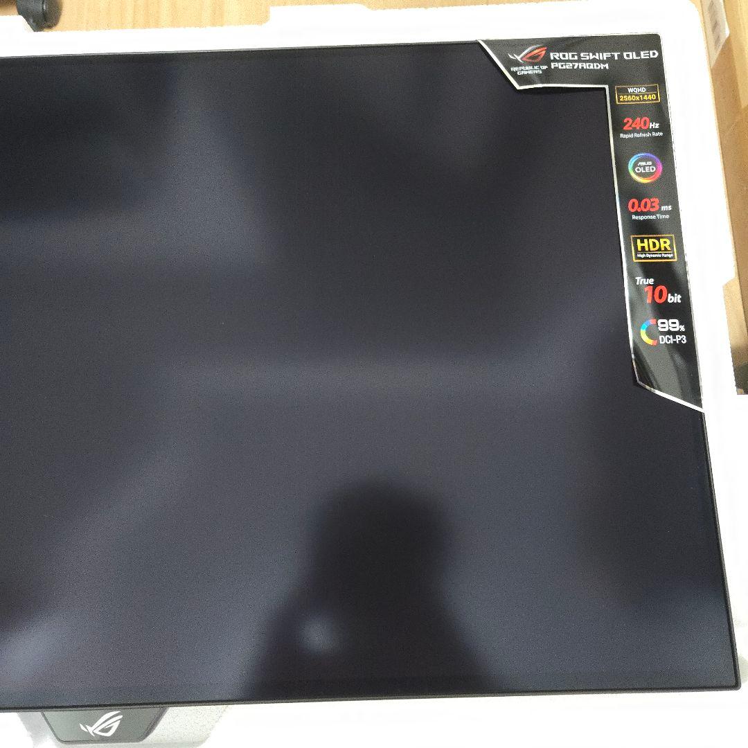 ROG swift PG27AQDM 240hz oledゲーミングモニター