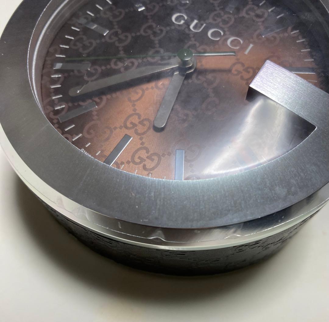 グッチ◆GUCCI◆置き時計◆シマ◆YC210007◆シェリーライン◆未使用品