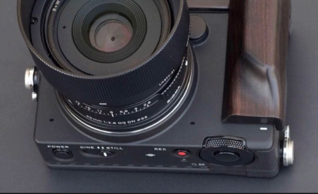 新品 SIGMA fp シグマ FP用ハンドグリップ（黒檀/アルミニウム)