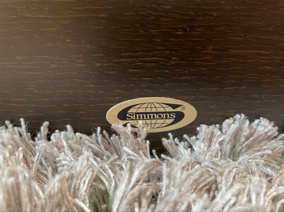 Simmons シモンズ セミダブルベッドフレーム ダークブラウン定価12万円程