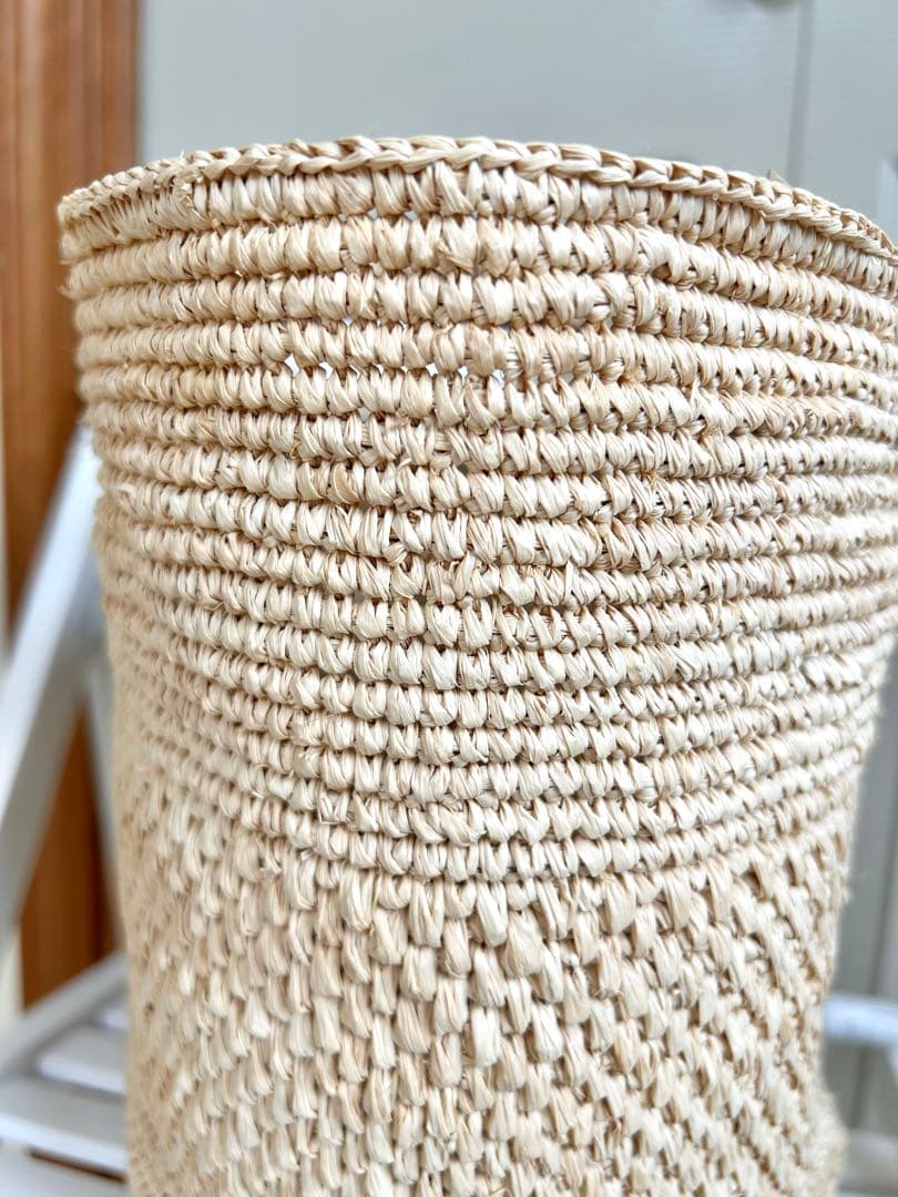 【値下げ】THE ROW カゴバッグ Emilie ラフィアバッグ　美品