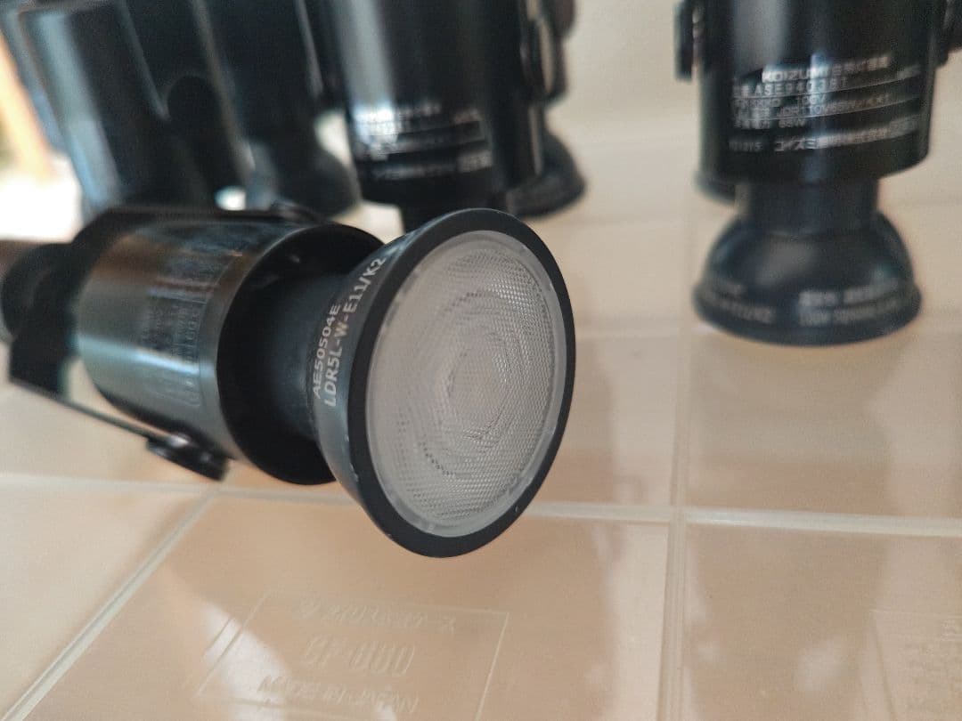 ダクトレール用LEDスポットライト10灯1セット