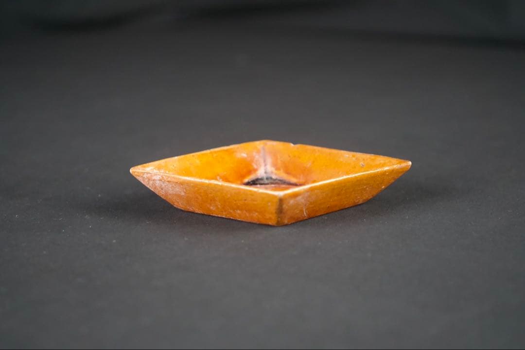 八代 大樋長左衛門 (大樋宗春) 造 菱皿 向付 20客 共箱 懐石料理道具