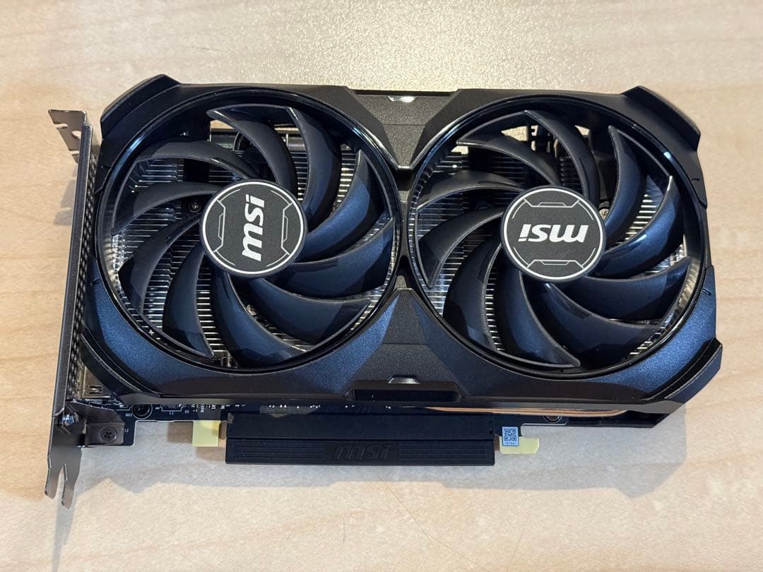 グラフィックボード・グラボ・ビデオカード MSI GEFORCE RTX 4060Ti VENTUS BLACK OC