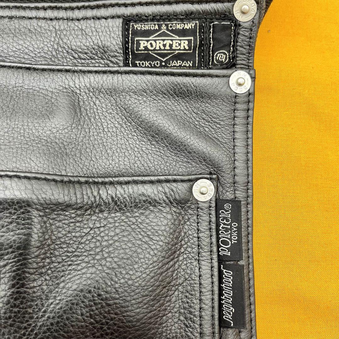 NEIGHBORHOOD ポーター　レザー　エプロン　ネイバーフッド　ネイバー