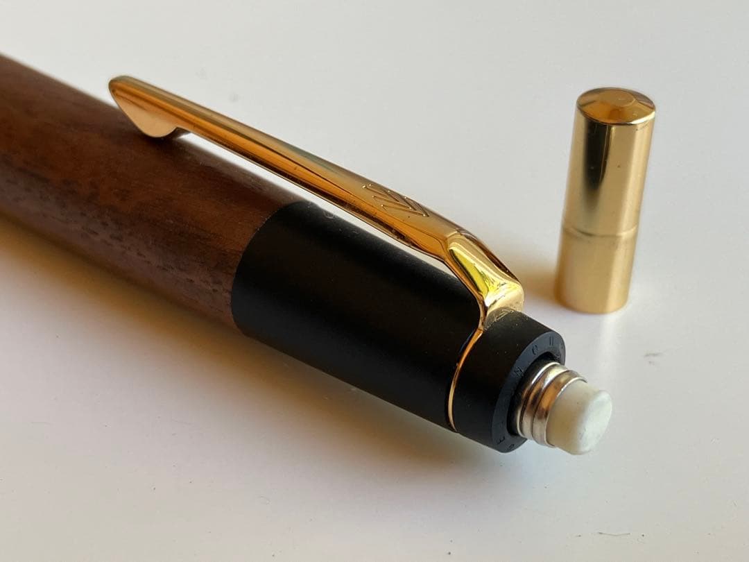 【11/3まで限定価格】野原工芸 新型シャープペンシル 胡桃 ツバメノート付き