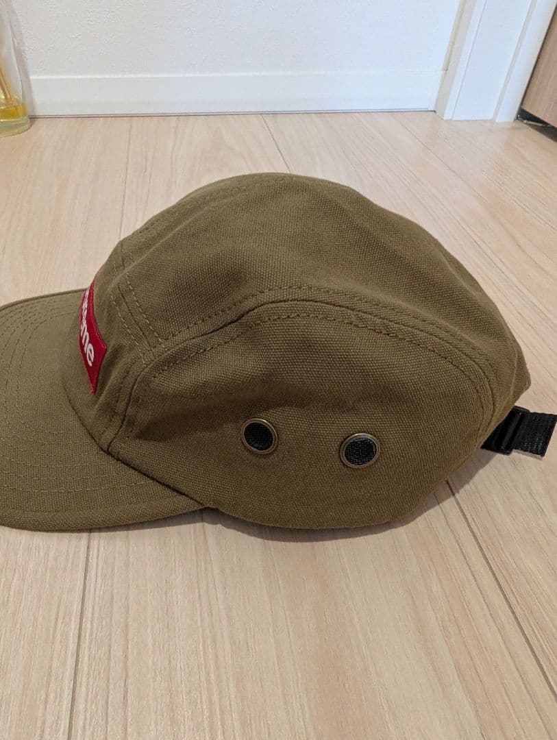 SUPREME BOXロゴ キャップ オリーブ