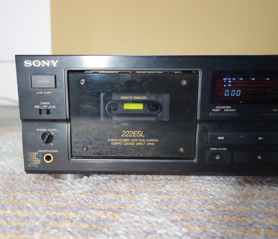 【音質重視】SONY TC-K222ESL カセットデッキ