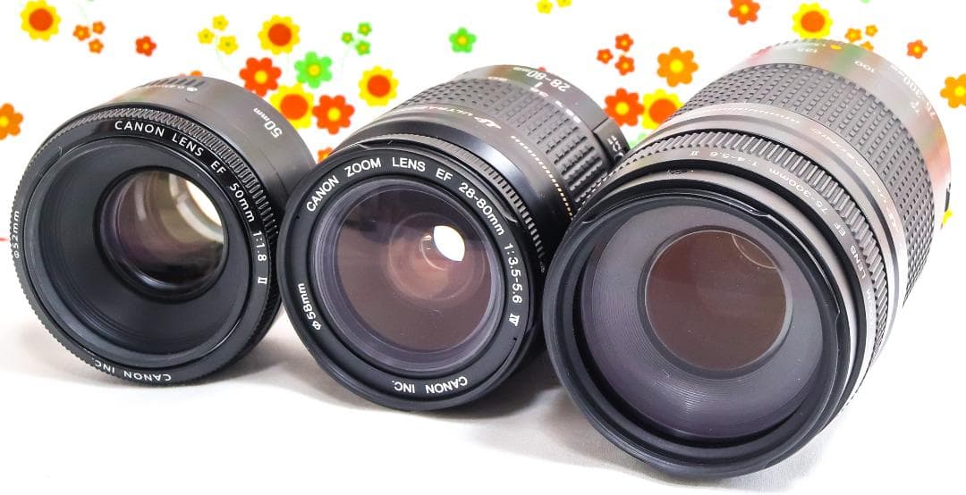 キャノン Canon 5D Mark II☆トリプルレンズ☆スマホに転送！