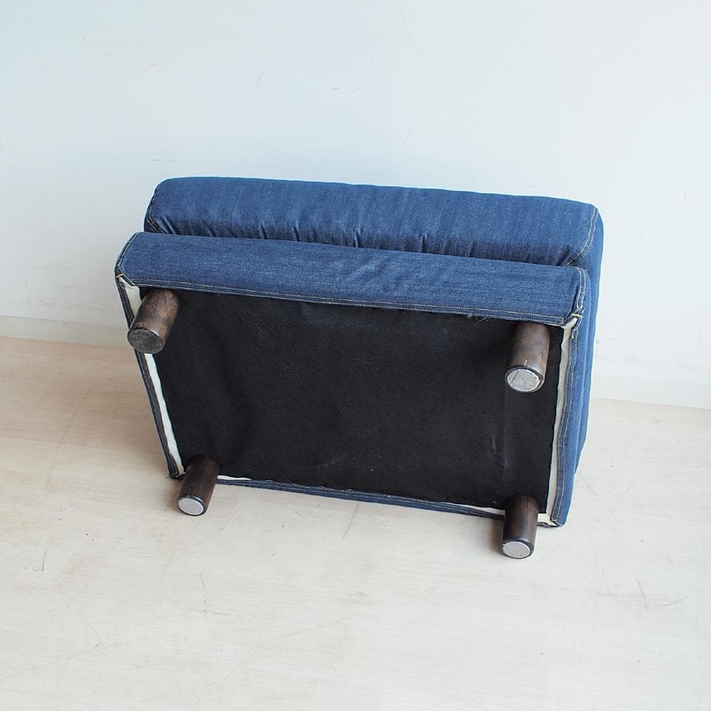 無印良品/MUJI デニム オットマン スツール ZR23997